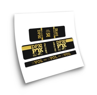 Fox Float DPX2 Shock Absorber Bike Sticker Year 2018 - Star Sam