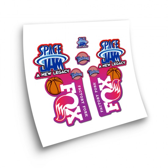 Fox Space Jam Bike Sticker Choose Colour Year 2021 - Star Sam