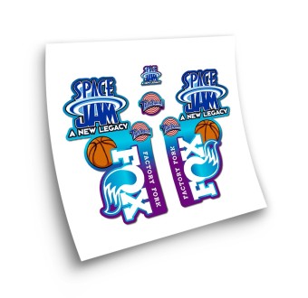 Fox Space Jam Bike Sticker Choose Colour Year 2021 - Star Sam