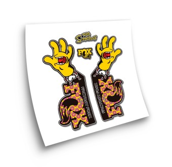 Stickers Pour Velo Fox Santa Cruz Simpsons 2021 - Star Sam