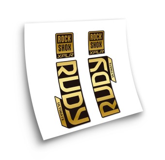 Rock Shox Rudy Ultimate Fork Bike Sticker 2022 - Star Sam