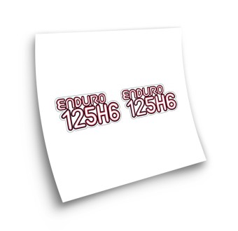 Montesa Hart 125 H6 Side Covers Motorbike Stickers  - Star Sam