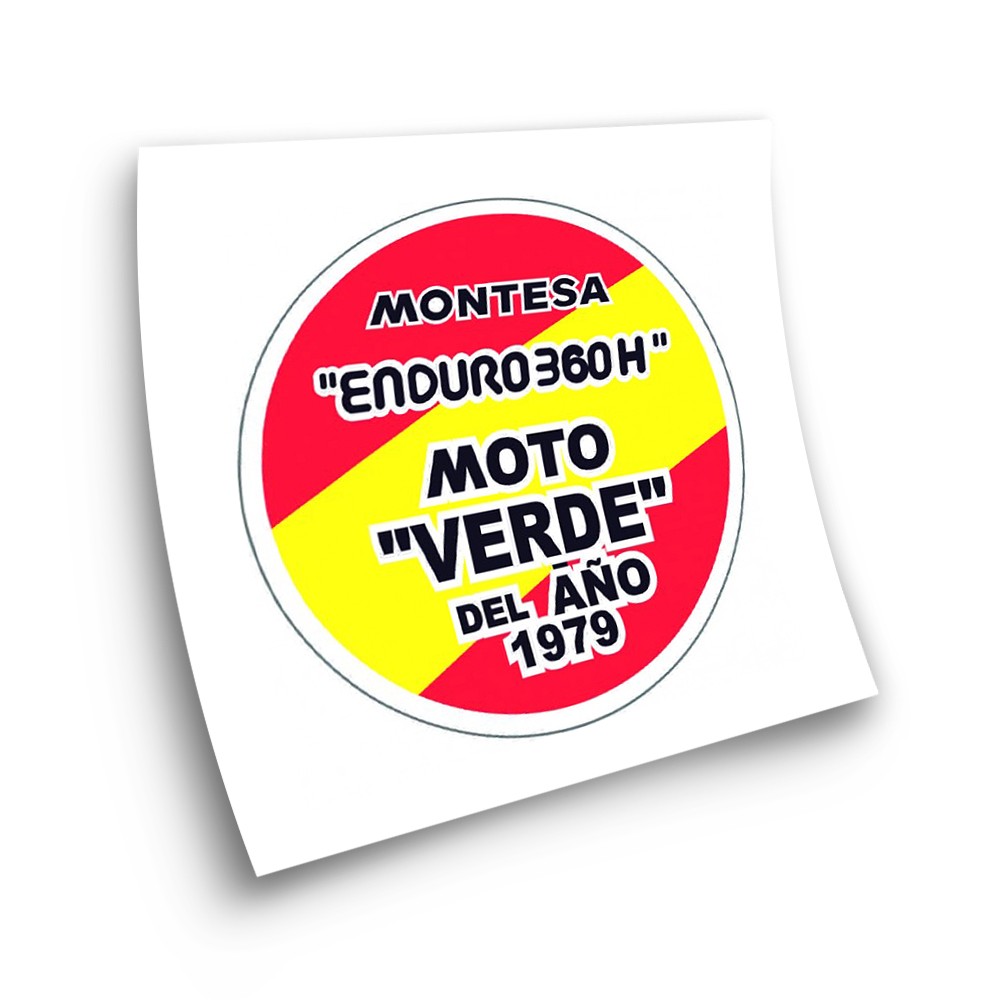 Naklejki motocyklowe Montesa Enduro 360 Naklejka zielona - Star Sam