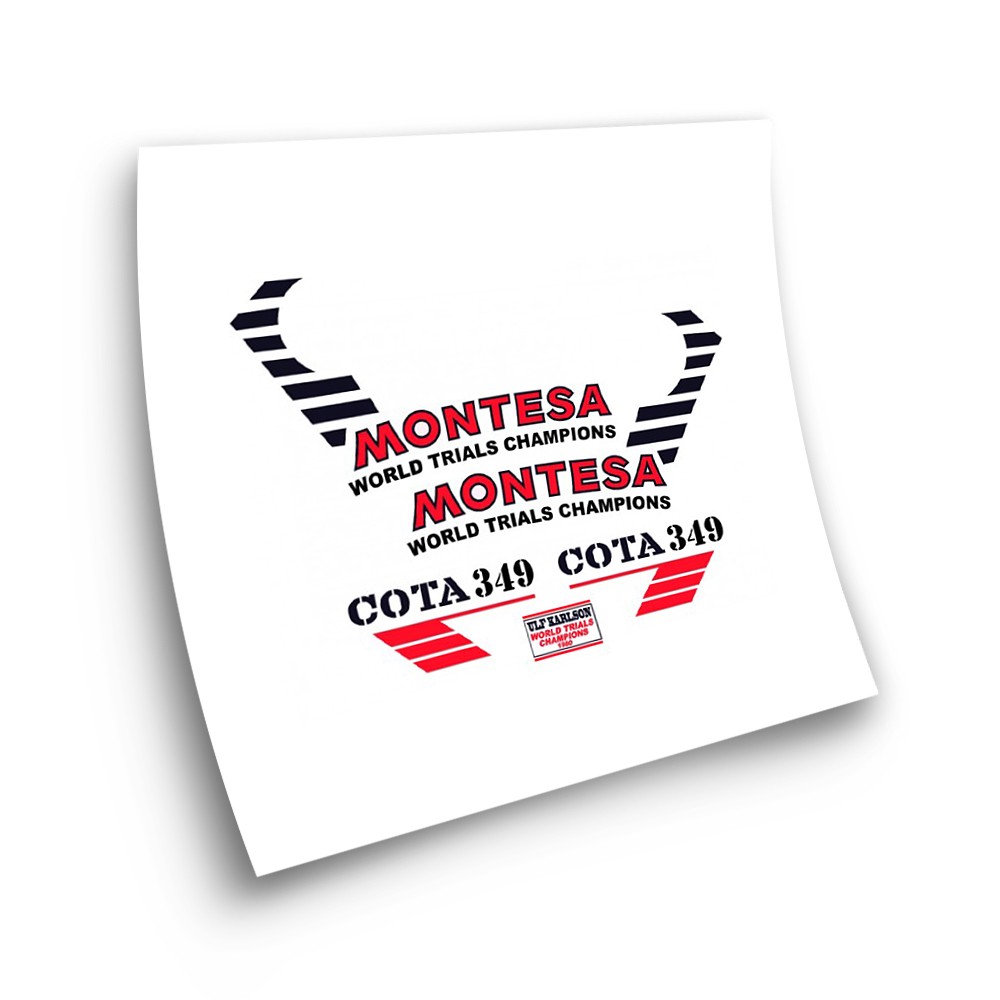 Naklejki Moto Montesa Zestaw naklejek Cota 349 - Star Sam