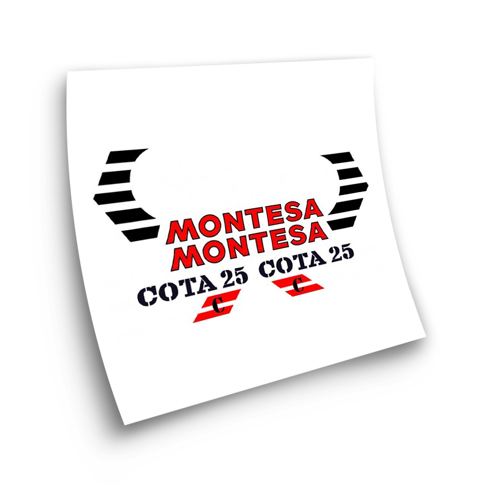 Moto Stickers Montesa Zestaw naklejek Cota 25 C - Star Sam