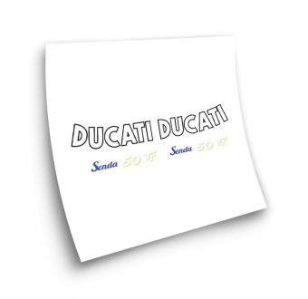 Adesivi per moto Ducati Senda 50 TT Curvo Stickers - Star Sam