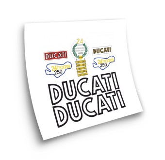 Autocollants Pour Motos Ducati 24 Horas Serie 2 - Star Sam