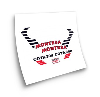 Autocollants Pour Motos Montesa Cota 200 Set de Sticker - Star Sam