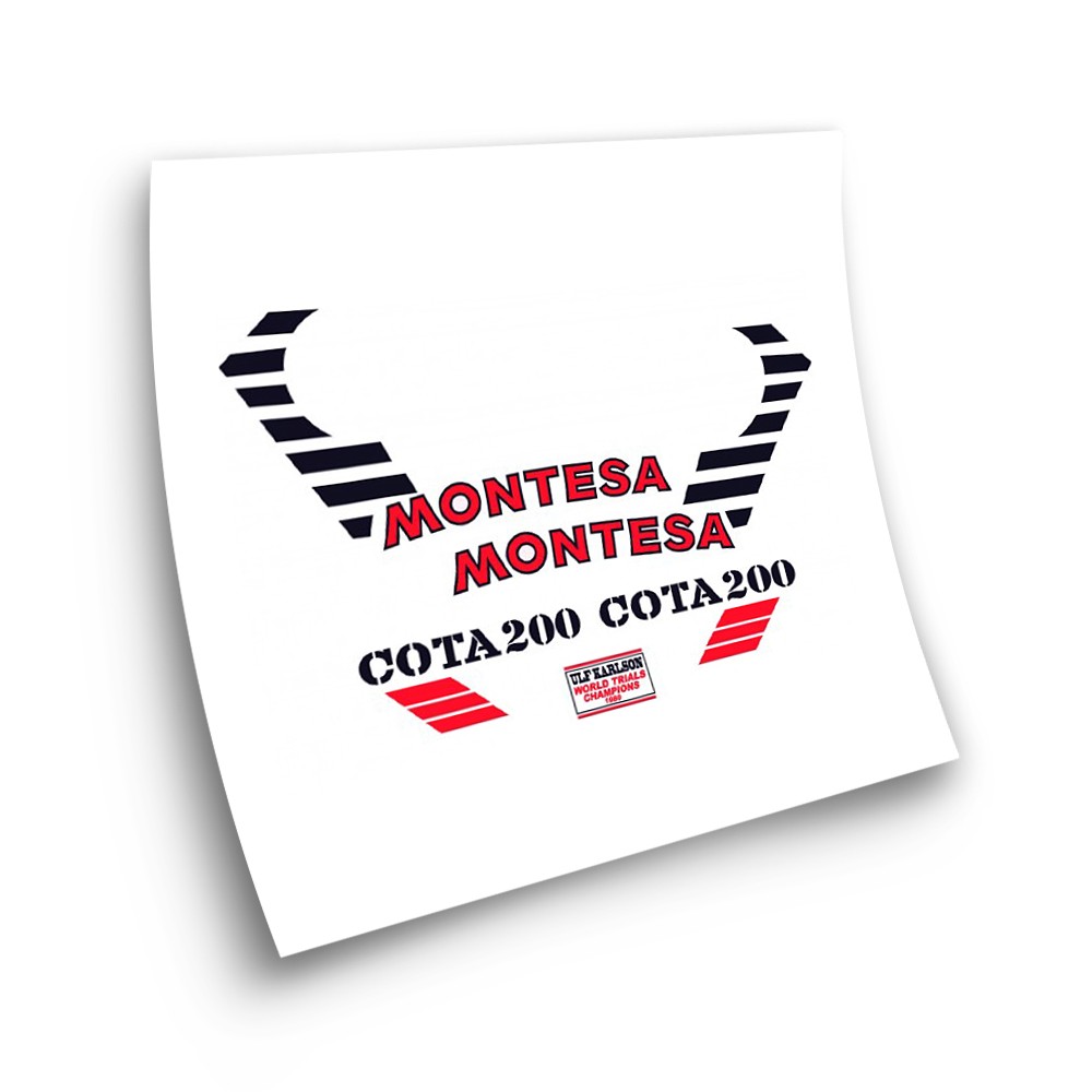 Autocollants Pour Motos Montesa Cota 200 Set de Sticker - Star Sam