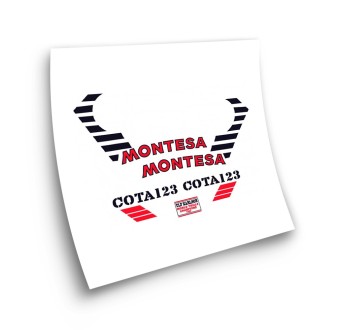 Autocollants Pour Motos Montesa Cota 123 Set de Sticker - Star Sam