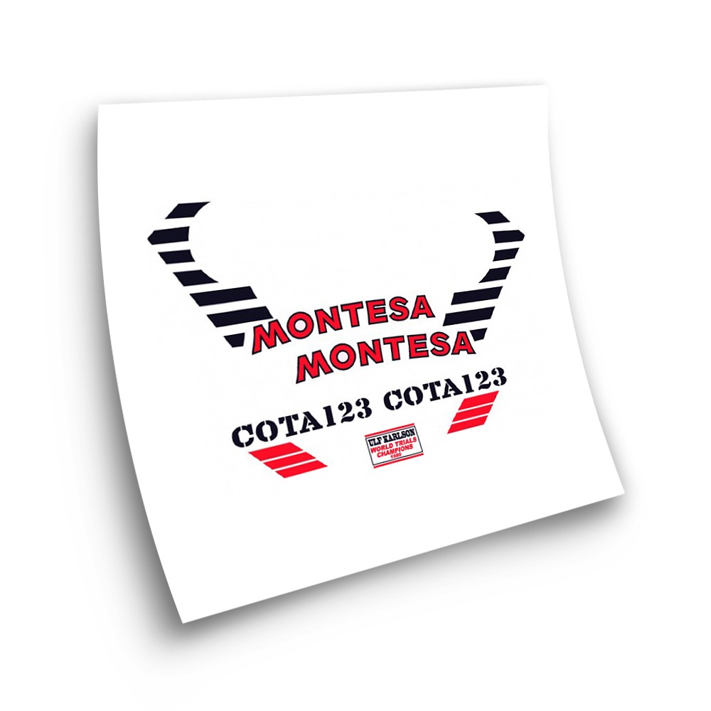 Autocollants Pour Motos Montesa Cota 123 Set de Sticker - Star Sam