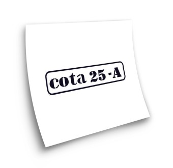 Autocollants Pour Motos Montesa Cota 25-A Sticker Blanche - Star Sam