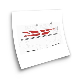 Autocolantes de Moto Derbi GPR 75 Sticker Set - Star Sam