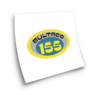 Adesivi Per moto Bultaco 155 Sticker Blu-Giallo - Star Sam