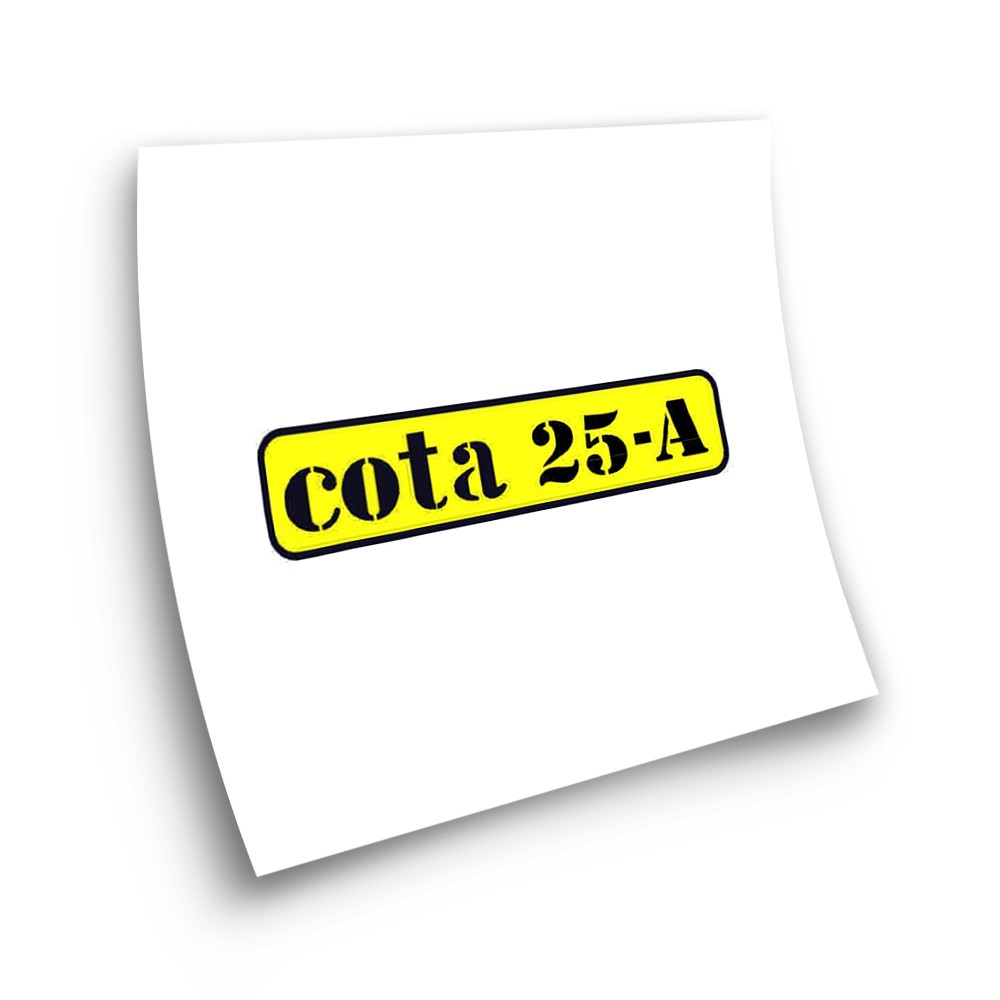 Autocollants Pour Motos Montesa Cota 25-A Sticker Jaune - Star Sam