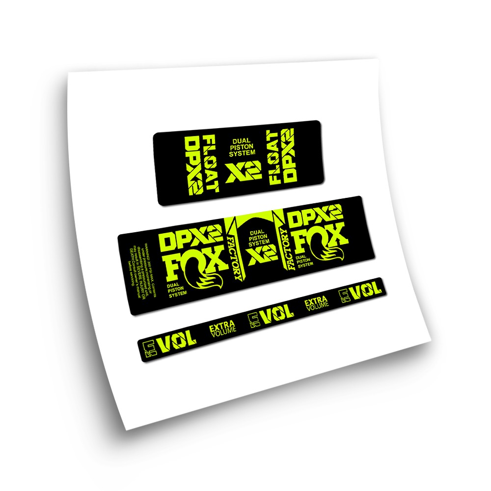 Fox DPX2 Shock Absorber Bike Sticker Year 2021 - Star Sam