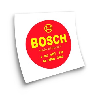 Bosch Adhesive Made in Germany Motorbike Stickers  - Star Sam