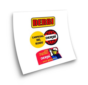 Derbi All Models Warning Stickers Motorbike Stickers  - Star Sam