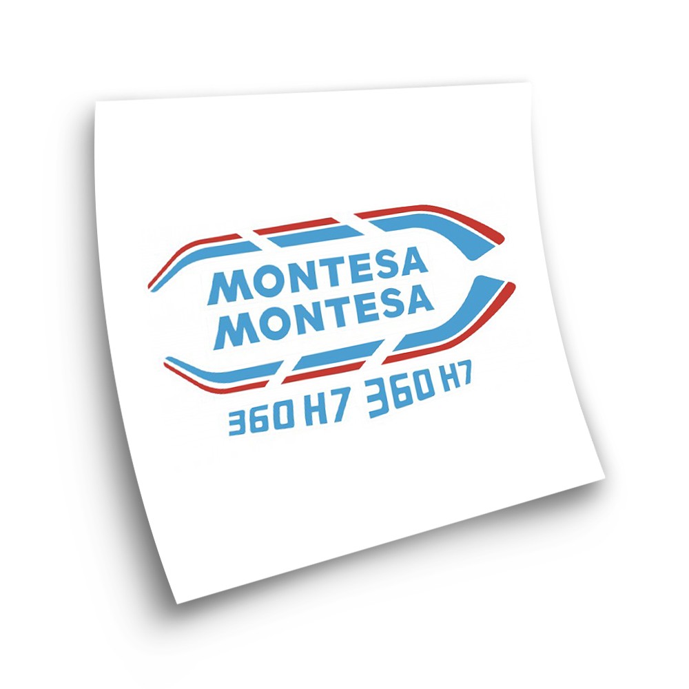 Montesa Hart 360 H7 Klebstoffs Motorrad Aufkleber  - Star Sam