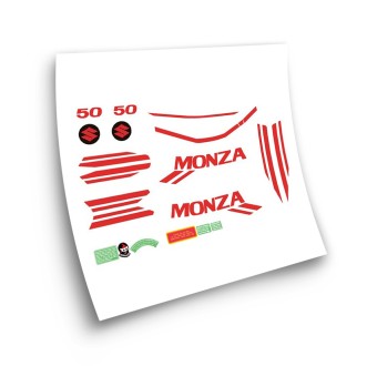 Suzuki Monza 50 Motorbike Stickers Black Colour - Star Sam