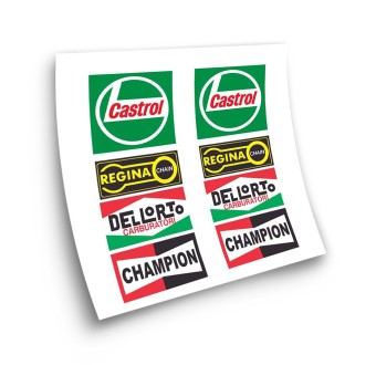 Autocolantes de Motocicleta Patrocinadores Castrol Campeão Regina - Star Sam