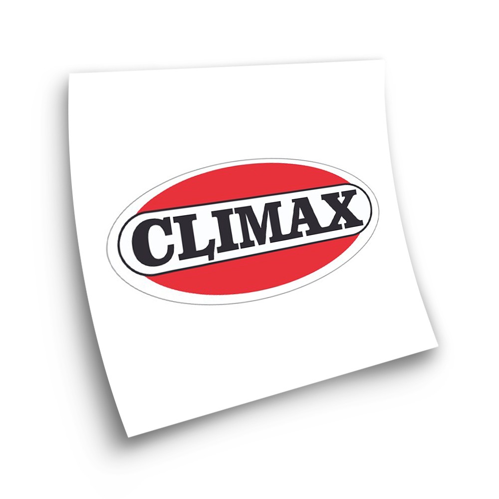 Climax Αυτοκόλλητα μοτοσικλέτας Οβάλ αυτοκόλλητο - Star Sam