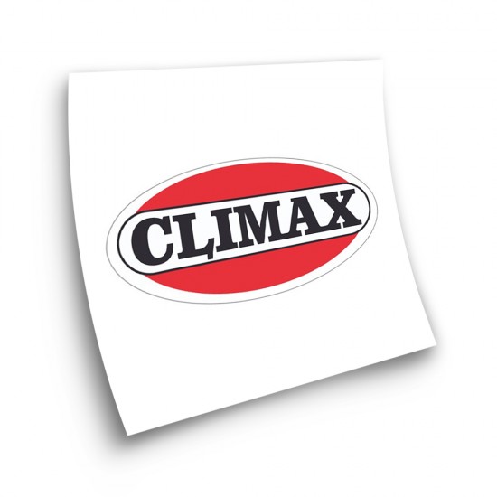 Climax Αυτοκόλλητα μοτοσικλέτας Οβάλ αυτοκόλλητο - Star Sam