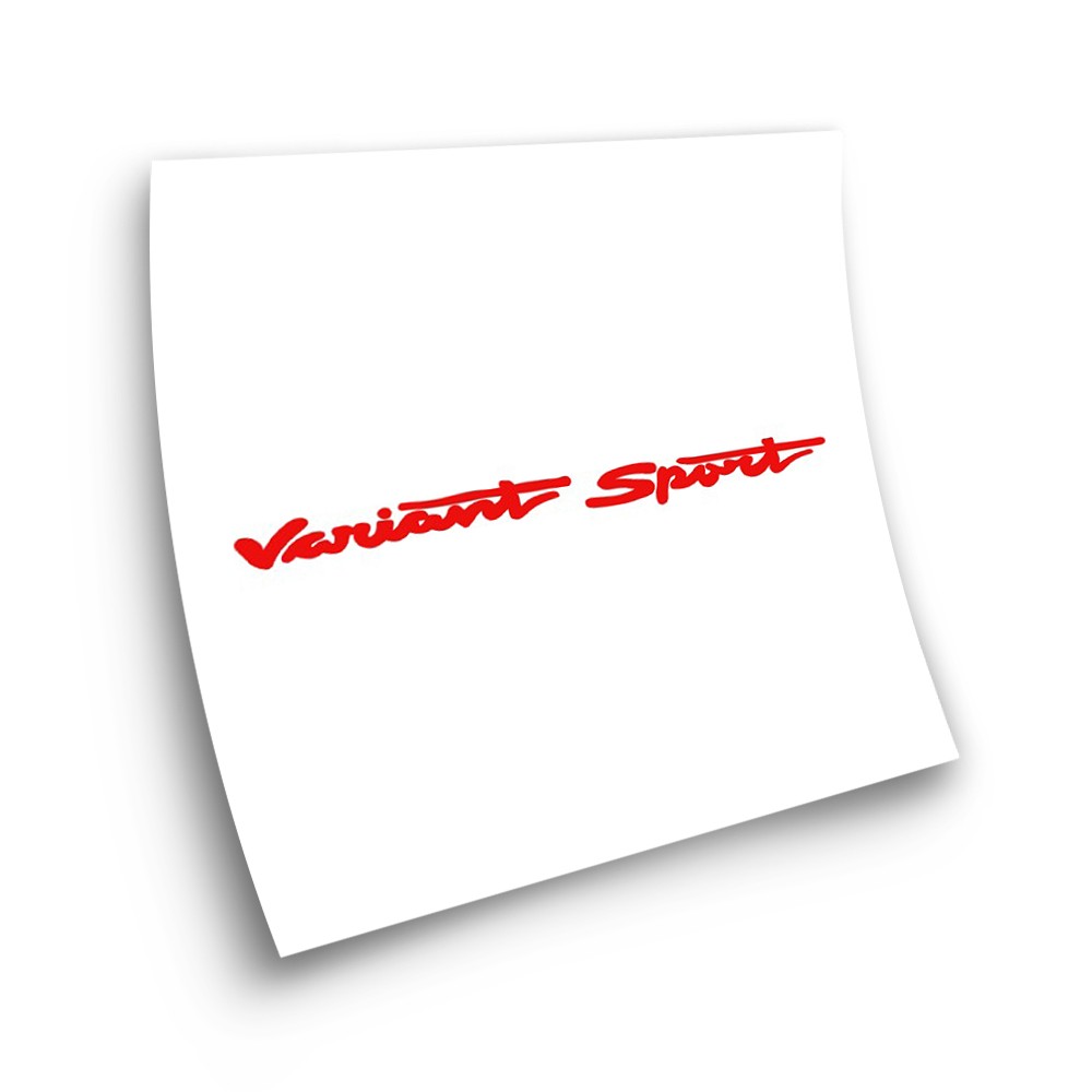Naklejki Moto Derbi Naklejka Variant Sport czerwona - Star Sam