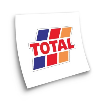 Autocollant moto compatible avec TOTAL