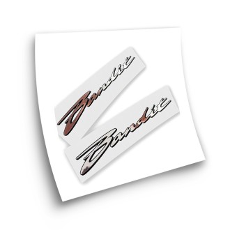 Suzuki Bandit Motorbike Stickers Chrome-Finish - Star Sam