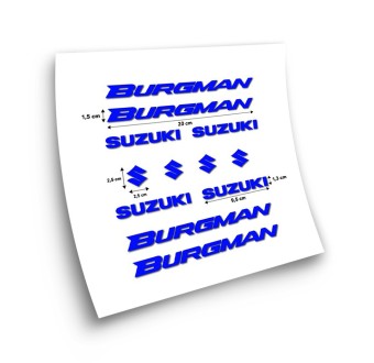 Autocollants Pour Motos de Sport  Suzuki Burgman - Star Sam