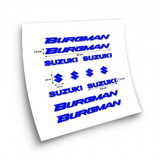 Autocollants Pour Motos de Sport  Suzuki Burgman - Star Sam