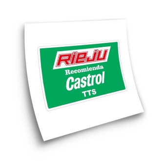 Autocollants Pour Motos Classique Rieju Castrol  - Star Sam