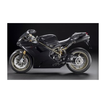 Ducati Mod 1198s schwarz  Motorrad Aufkleber Rot - Star Sam