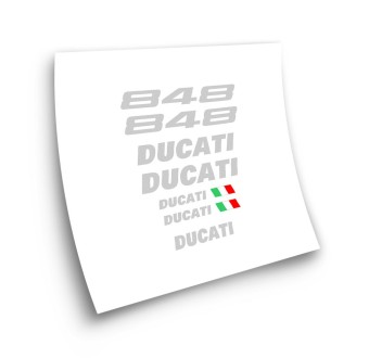 Pegatinas Para Moto Ducati Modelo 848 čierna - Star Sam