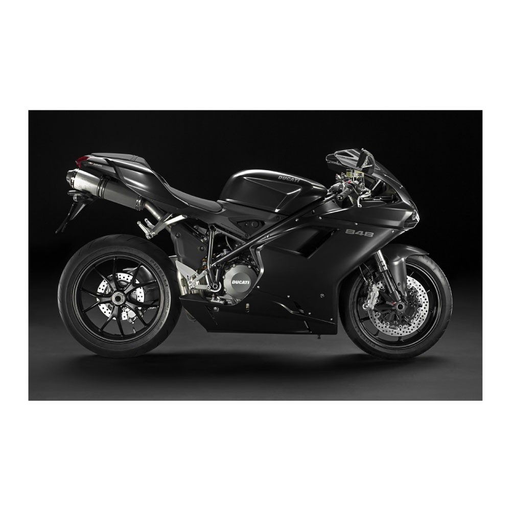 Naklejki na motocykle Ducati Model 848 czarny - Star Sam