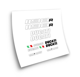 Ducati 1198r  Motorbike Sticker Red Colour - Star Sam