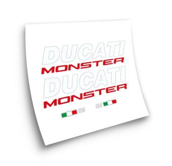 Ducati 696 monster  Motorbike Sticker Red Colour - Star Sam