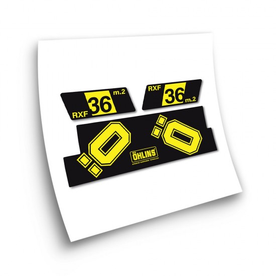 Stickers Pour Amortisseur Velo Ohlins RXF 36 m.2 - Star Sam