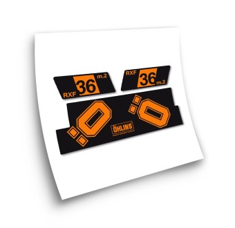 Stickers Pour Amortisseur Velo Ohlins RXF 36 m.2 - Star Sam