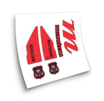 Stickers Pour Fourche de Velo Manitou Mastodon Pro - Star Sam