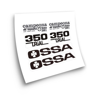 Autocolantes para Motocicleta Clássica OSSA TR 350 80-81.  - Star Sam