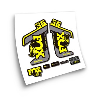 Stickers Pour Velo Fourche Fox 36 Rhythm 2021 - Star Sam