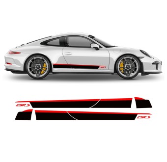 Kit d'autocollants CSR RACING pour Porsche Carrera - Star Sam