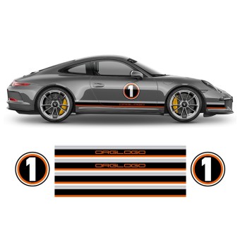 LE MANS RACING decals for Porsche Carrera / Cayman / Boxster-Star Sam