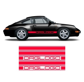 Vinyl car side stripes Carrera 1979 - 1996 - Star Sam