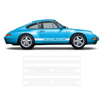 Vinyl car side stripes Carrera 1979 - 1996 - Star Sam