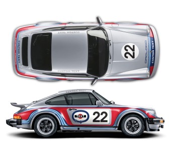 Autocollants MARTINI CLASSIQUE pour CARRERA 911 (930) 1975 - 1989-Star Sam