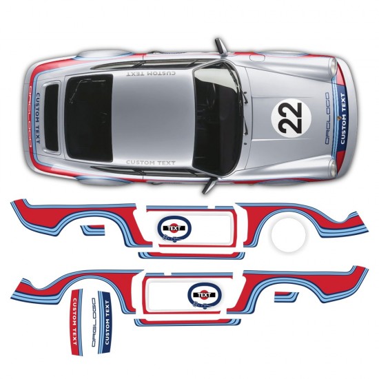 CLASSIC MARTINI decals for CARRERA 911 (930) 1975 - 1989-Star Sam