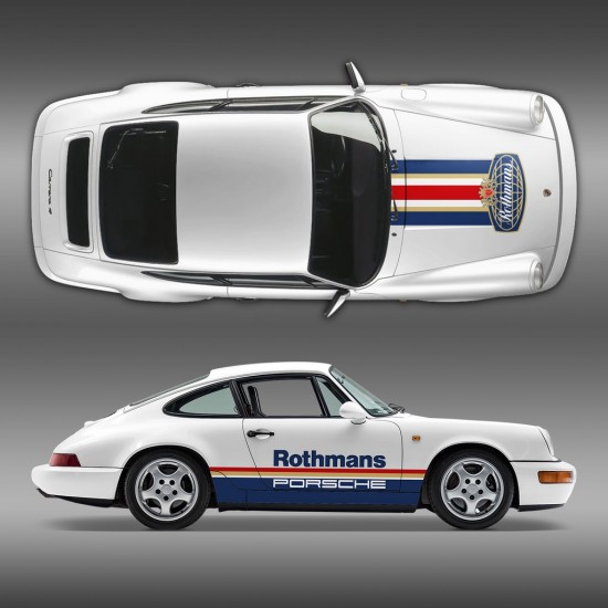 Vinilos rothmans Porsche carrera - Star Sam